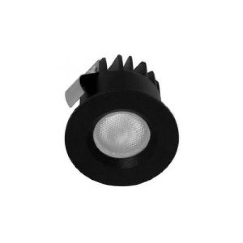 3W LED Single Colour Miniature Cabinet Downlight Black - 3000K/4000K/5000K China Manufacturer