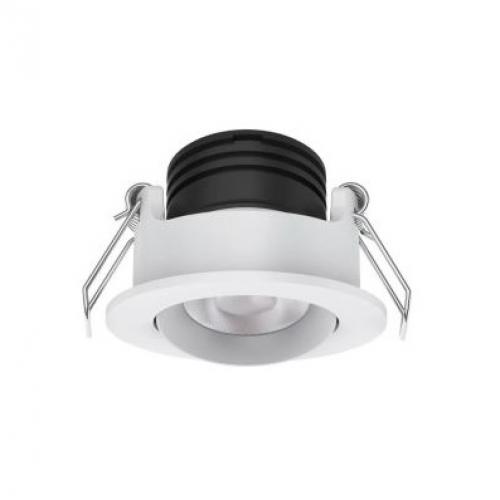 3W LED Tri-Colour Dimmable Miniature Recessed Tilt Downlight China Factory