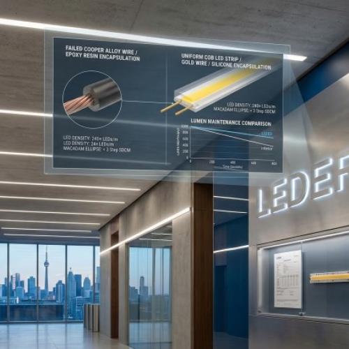 Seamless Linear Lighting: Eliminating Dark Areas & Spots | LEDER