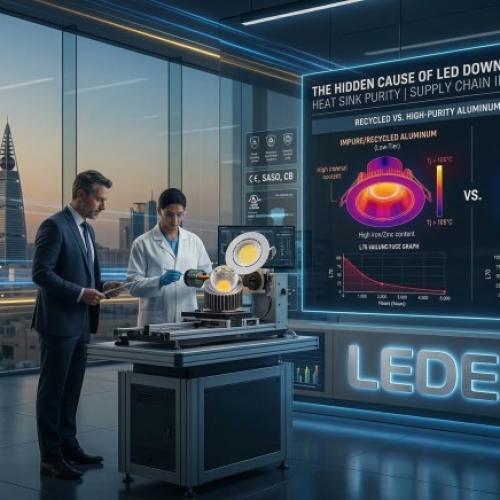 LED Downlight Light Decay: The Recycled Aluminum Trap | LEDER Lighting