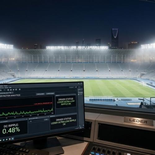 Flicker-Free LED Stadium Floodlights for TV | LEDER Lighting