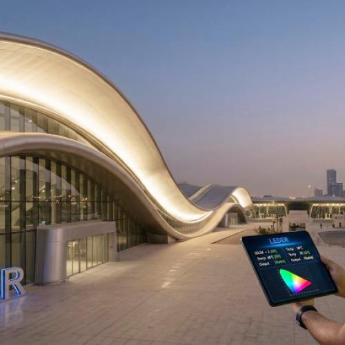 LEDER Lighting: MacAdam 3-Step LED Wall Washers for Middle East Mega-Projects