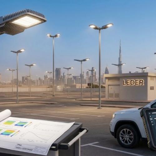 Wholesale LED Street Lights for Middle East Parking | LEDER Lighting