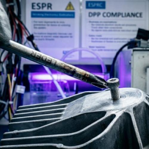 What is the next-generation decentralized lighting data architecture for European ESPR compliance?