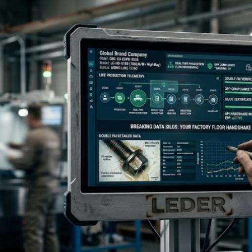 How can European lighting distributors achieve real-time data integration with LED manufacturers for DPP compliance?