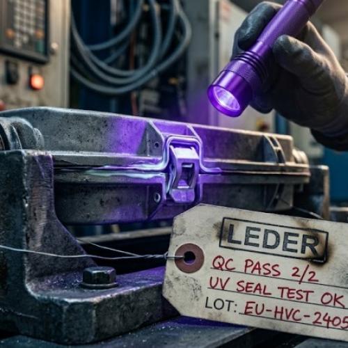 How does LEDER Lighting guarantee zero defects in high-volume commercial LED orders?