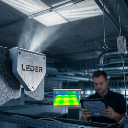 How to achieve U0>0.6 illuminance uniformity with acoustic LED lighting fixtures?