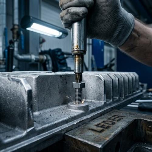 How does thermal management in die-cast aluminum LEDs affect high-altitude lux levels?