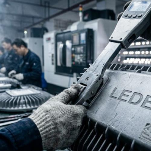 How does Jiangmen manufacturing DNA ensure supply chain reliability for European LED wholesalers?