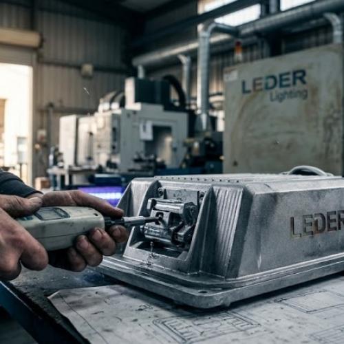How does LEDER Lighting guarantee supply chain reliability for the Q3 technical peak?